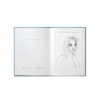 Frame Book Great Art Blue