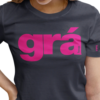 Fukil Tshirt Gra - Navy Pink