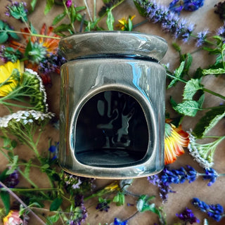 Mamo Stone Green Ceramic Wax Burner
