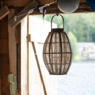 Gianna Large Wooden Hanging Lamp