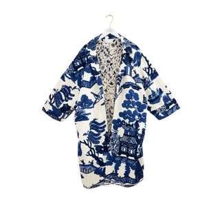One Hundred Stars Giant Coat Giant Willow Blue