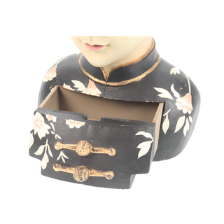 Girl with Floral Design with Drawer