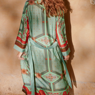 One Hundred Stars Gown Fleur De Lys Aqua
