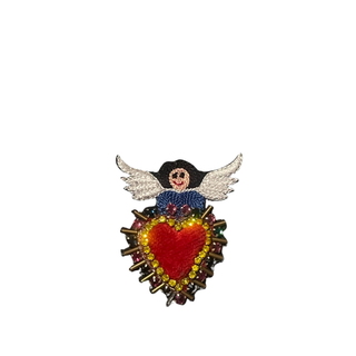 Heart Angel Brooch
