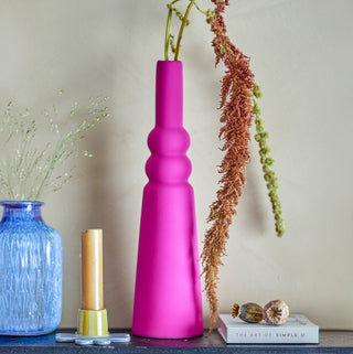 Isolde Vase, Stoneware, Pink
