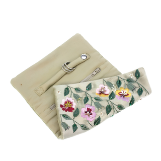 Jewelry Roll Violets