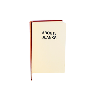 About Blanks John Burnet of Barns Notebooks