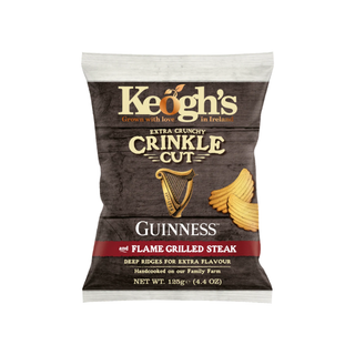 Keoghs Crinkle Beef and Guinness 125g