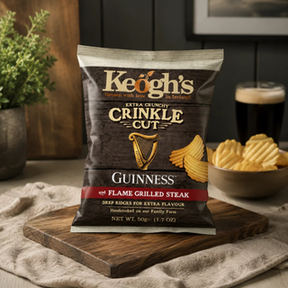 Keoghs Crinkle Beef and Guinness 125g