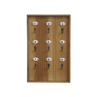 Key Rack with 9 Hooks