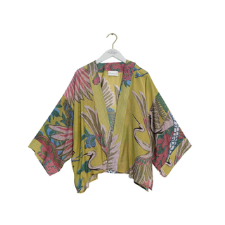 One Hundred Stars Kimono Crane Olive
