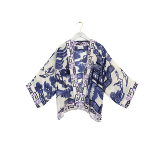 One Hundred Stars Giant Willow Blue Kimono