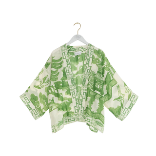 One Hundred Stars Kimono Giant Willow Green