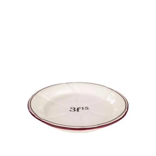 Absinthe Bistro Saucer Red/Gold 3f15