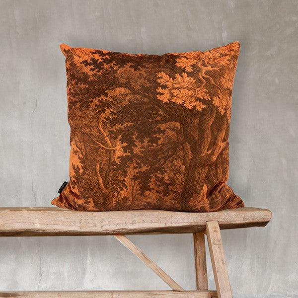 Orange Woods Cushion w/insert 50x50