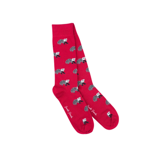 Swole Panda Women's Bamboo Socks Badger