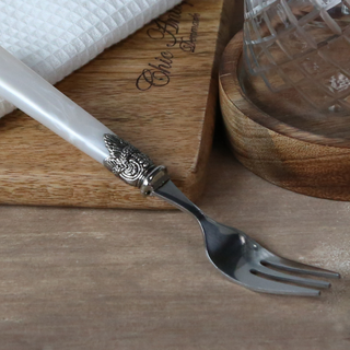Linas Cake Fork With Silver Deco