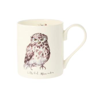 Little Owl China Mug 300ml Bone