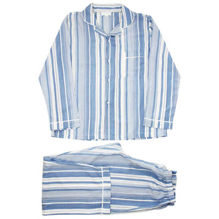 Unisex Blue & White Stripe Pyjamas S/M