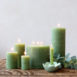 Macon Pillar Candle Forest Green 30 h