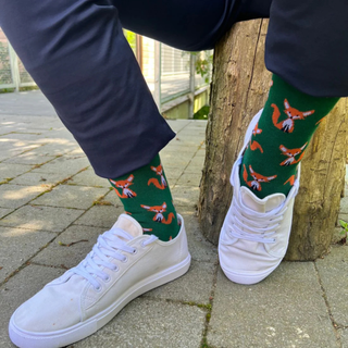 Swole Panda Mr Fox Bamboo Socks