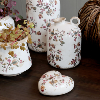 Nancy Planter with Floral Motif