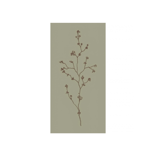 Napkin Moss Green with Flower Spring
