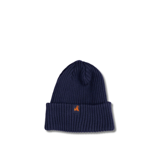 Swole Panda Organic Cotton Beanie - Navy