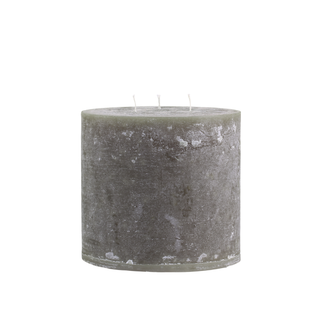 Pillar Candle with 3 Wicks Olive