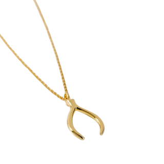 One Dame Lane Wish Bone Necklace