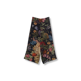 One Hundred Stars Palazzo Crepe Trousers Primula Black