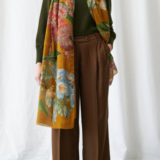 One Hundred Stars Scarf Rhodoleia Gold