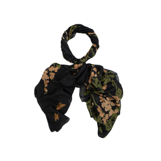 One Hundred Stars Scarf Wisteria Black
