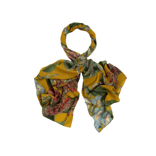 One Hundred Stars Wool Scarf Rhodoleia Gold