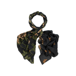 One Hundred Stars Wool Scarf Wisteria Black