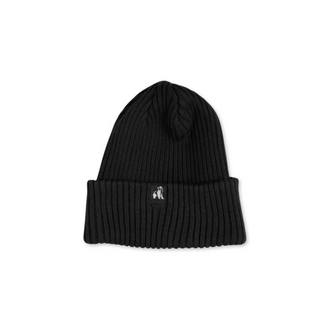Swole Panda Organic Cotton Beanie - Black