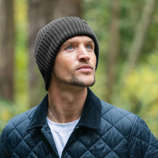 Swole Panda Organic Cotton Beanie - Black