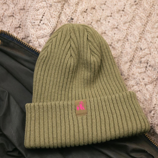 Organic Cotton Beanie Olive