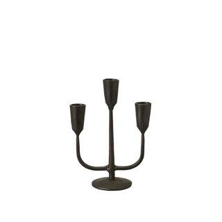Antique Black Candle Holder