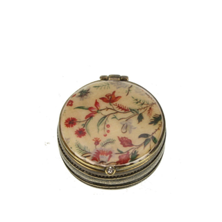 Pill Box with Flowers