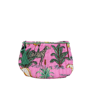Safari Pink Cosmetic Bag