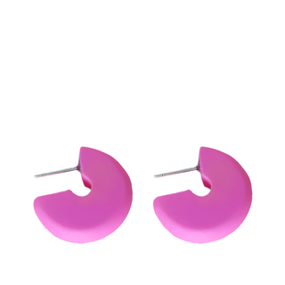 Studio Canty Poppy Mini Hoops Raspberry
