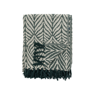 Bloomingville Ugento Throw Green