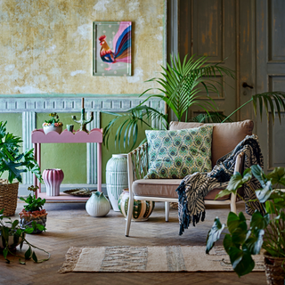 Bloomingville Ugento Throw Green