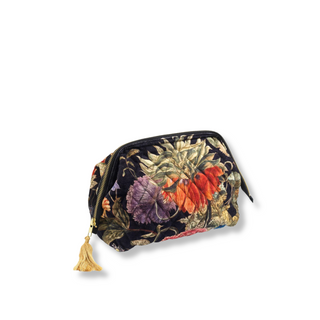 One Hundred Stars Primula Black Velvet Pouch