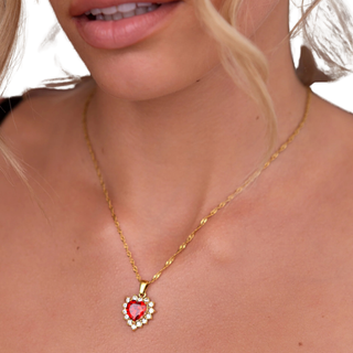 One Dame Lane Queen of Hearts Necklace