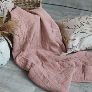 Aix Vintage Quilt Taupe 180x130cm