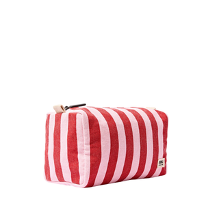 Roka Mayfair Wash Bag in Strawberry Stripe