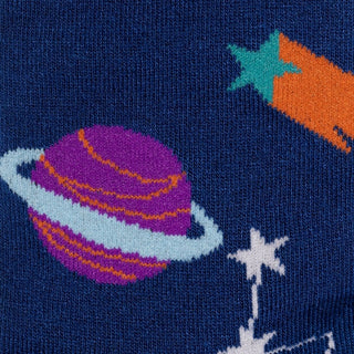 Swole Panda  Bamboo Socks Outer Space