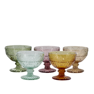 Assorted Glass Coupes